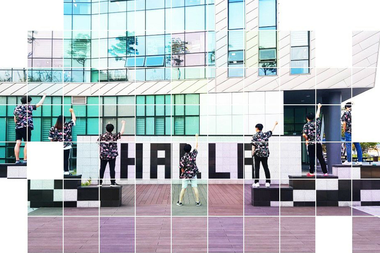 한라대 학보사 단체사진